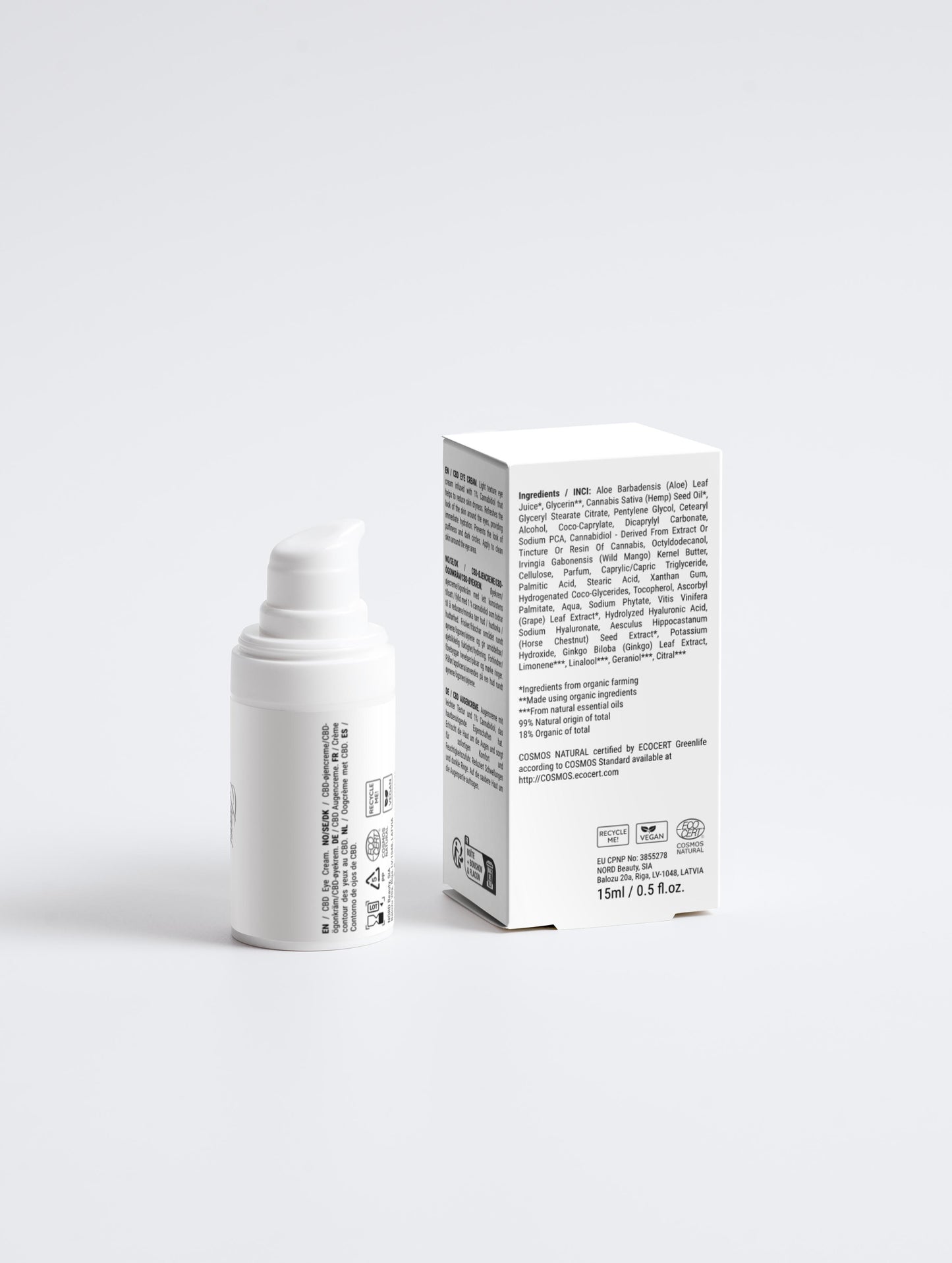 Creme Calmante para os Olhos, 15 ml