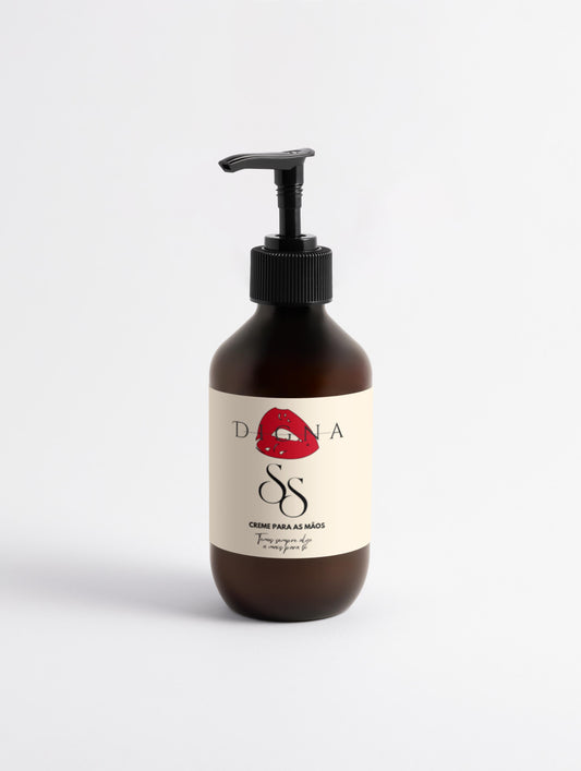 Creme para as mãos Silk Skin, âmbar amadeirado e couro, 270 ml