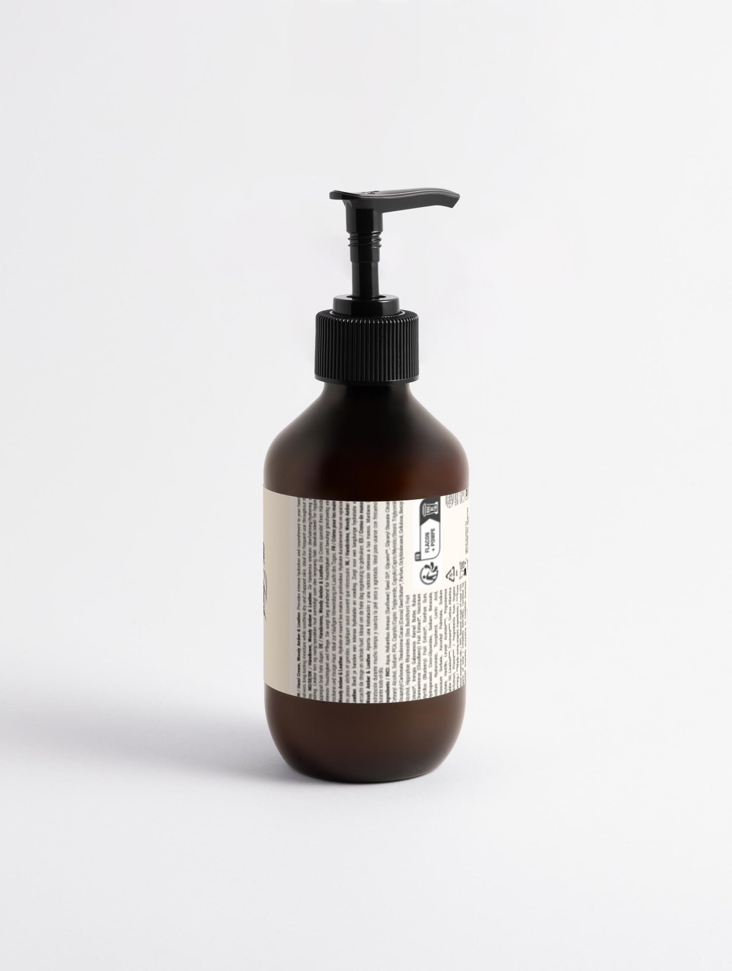 Creme para as mãos Silk Skin, âmbar amadeirado e couro, 270 ml