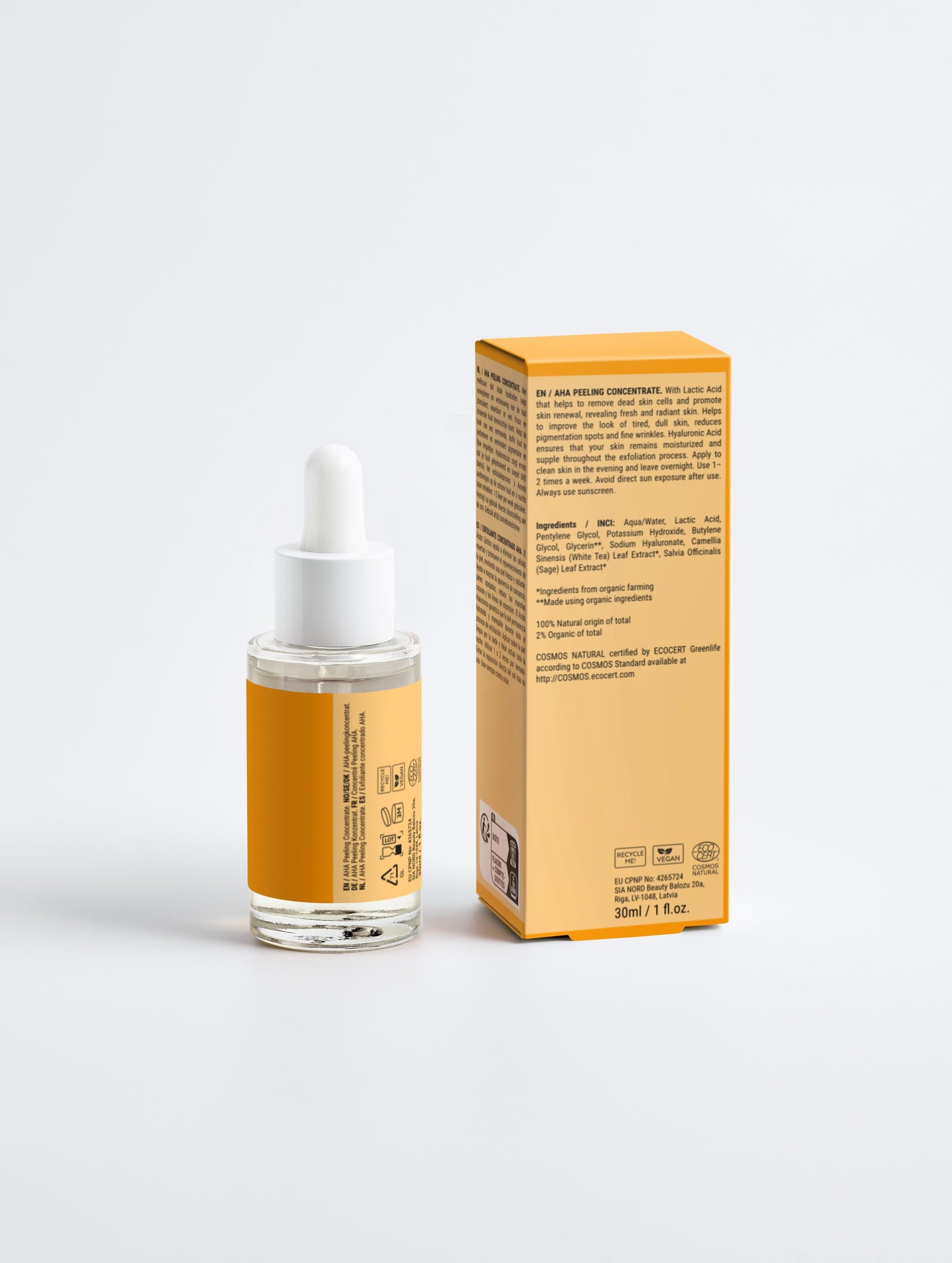 Concentrado de peeling AHA, 30 ml