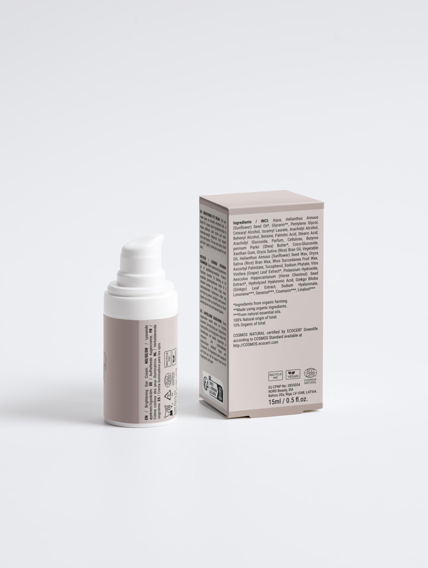 Creme Iluminador para os Olhos, 15 ml